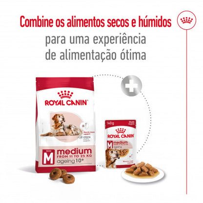 Royal Canin Medium Ageing 10+ - Ração seca para cão sénior de porte médio com mais de 10 anos