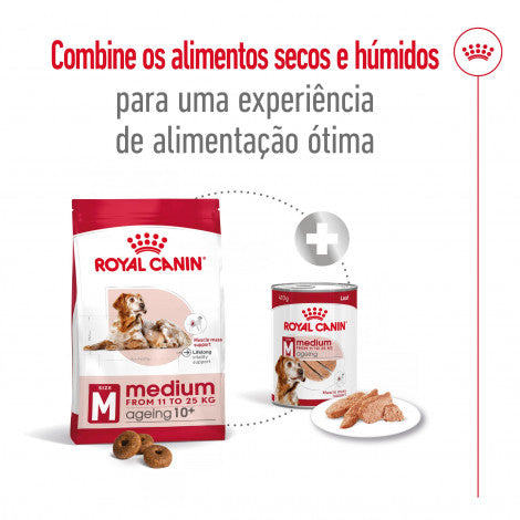 Royal Canin Medium Ageing 10+ - Ração seca para cão sénior de porte médio com mais de 10 anos