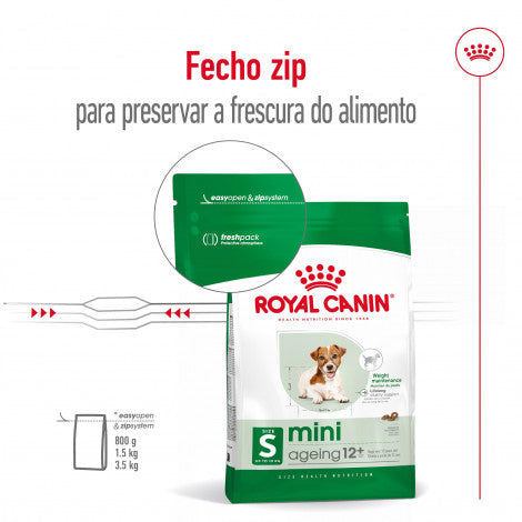 Royal Canin Mini Ageing 12+ - Ração seca para cão sénior de porte pequeno