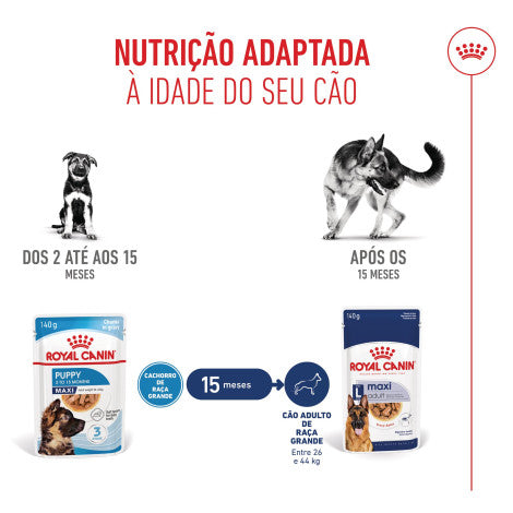 Royal Canin Puppy Maxi - Alimento húmido para cachorro de porte grande