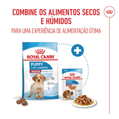 Royal Canin Puppy Medium - Alimento em molho para cachorro de porte médio