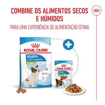 Royal Canin Puppy X-Small - Alimento em molho para cachorro de porte muito pequeno