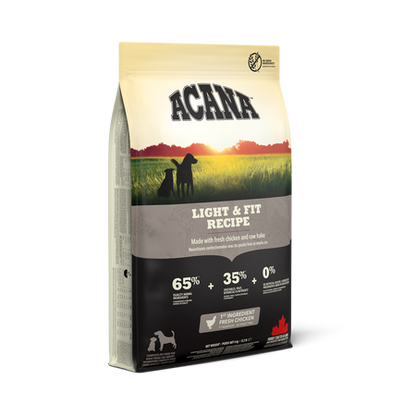 Acana Light & Fit Recipe - Ração seca para cão adulto com excesso de peso