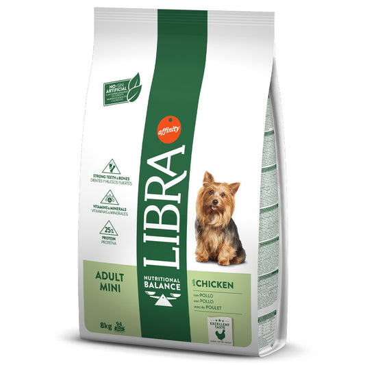 Libra Adult Mini - Ração seca para cão de porte pequeno - Sabor a Frango