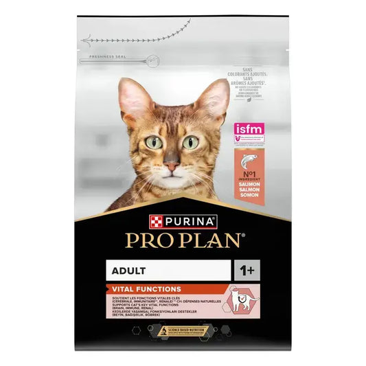 Pro Plan Vital Functions Adult - Ração seca para gatos adultos - Sabor a salmão