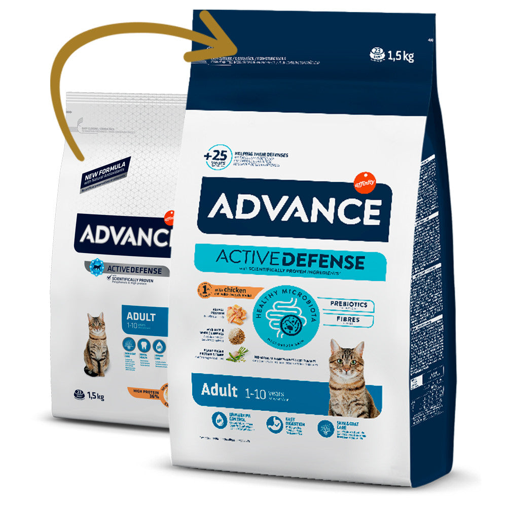 Advance Adult - Ração seca para gato adulto - Sabor a Frango