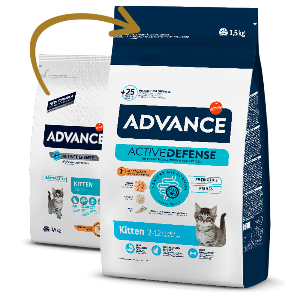 Advance Kitten - Ração seca para gatinhos - Sabor a Frango