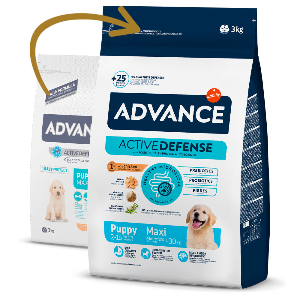 Advance Puppy Maxi - Ração seca para cachorro de porte grande - Sabor a Frango