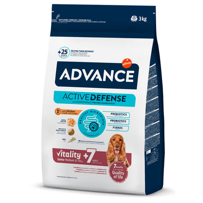Advance Senior Medium +7 - Ração seca para cão médio com mais de 7 anos