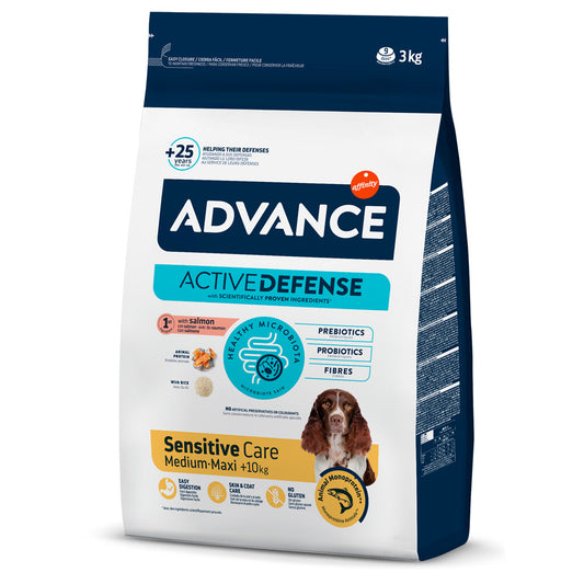 Advance Sensitive Medium/Maxi - Ração seca para cão adulto de porte médio e grande - Sabor a Salmão