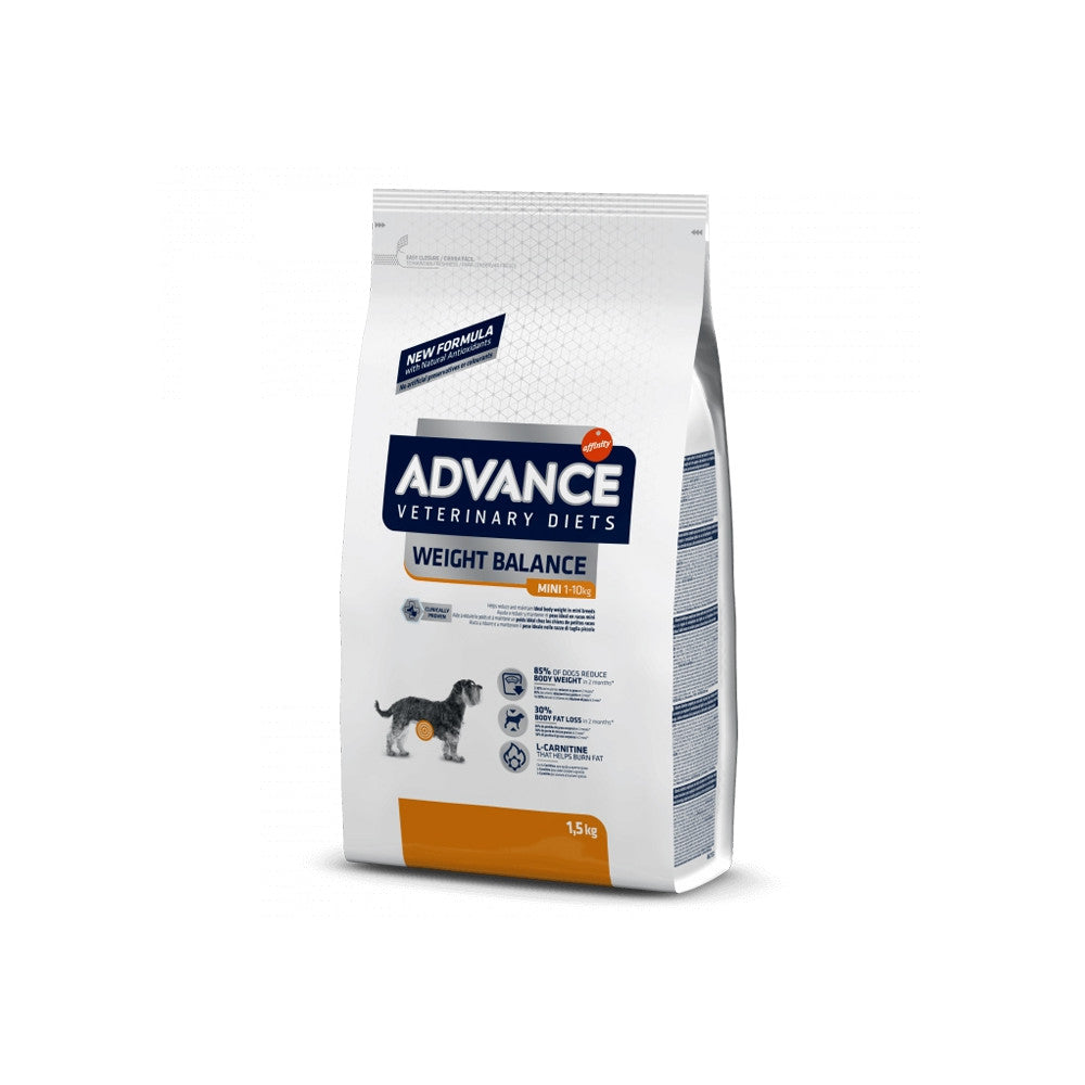 Advance VET Weight Balance Mini - Ração seca para cão de porte pequeno com excesso de peso