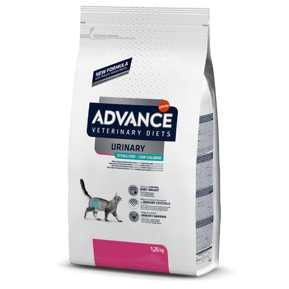 Advance VET Urinary Sterilized Low Calorie - Ração seca para gatos esterilizados com problemas urinários