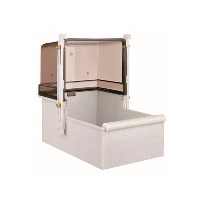 Banheira exterior para aves de grande porte