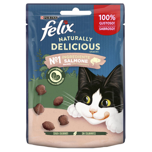 Felix Naturally Delicious - Biscoitos para gatos - Com salmão