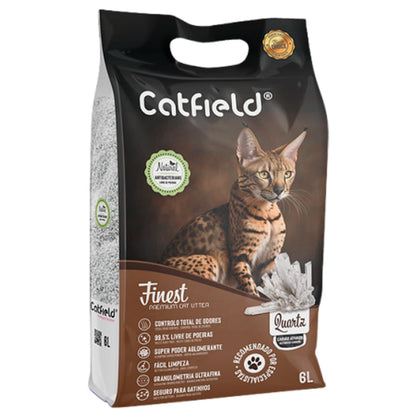 Catfield Finest Quartz - Areia aglomerante para gatos