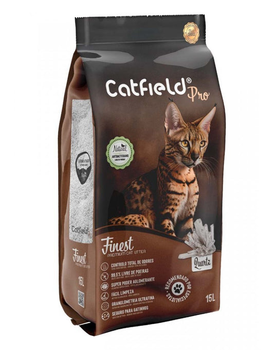 Catfield Finest Quartz - Areia aglomerante para gatos