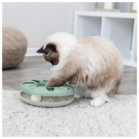 Brinquedo interativo com rato em pelúcia para gatos