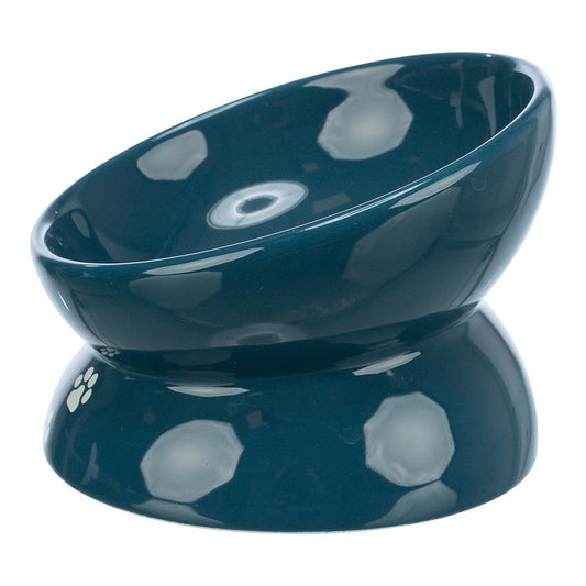 Comedouro elevado para gatos - Verde