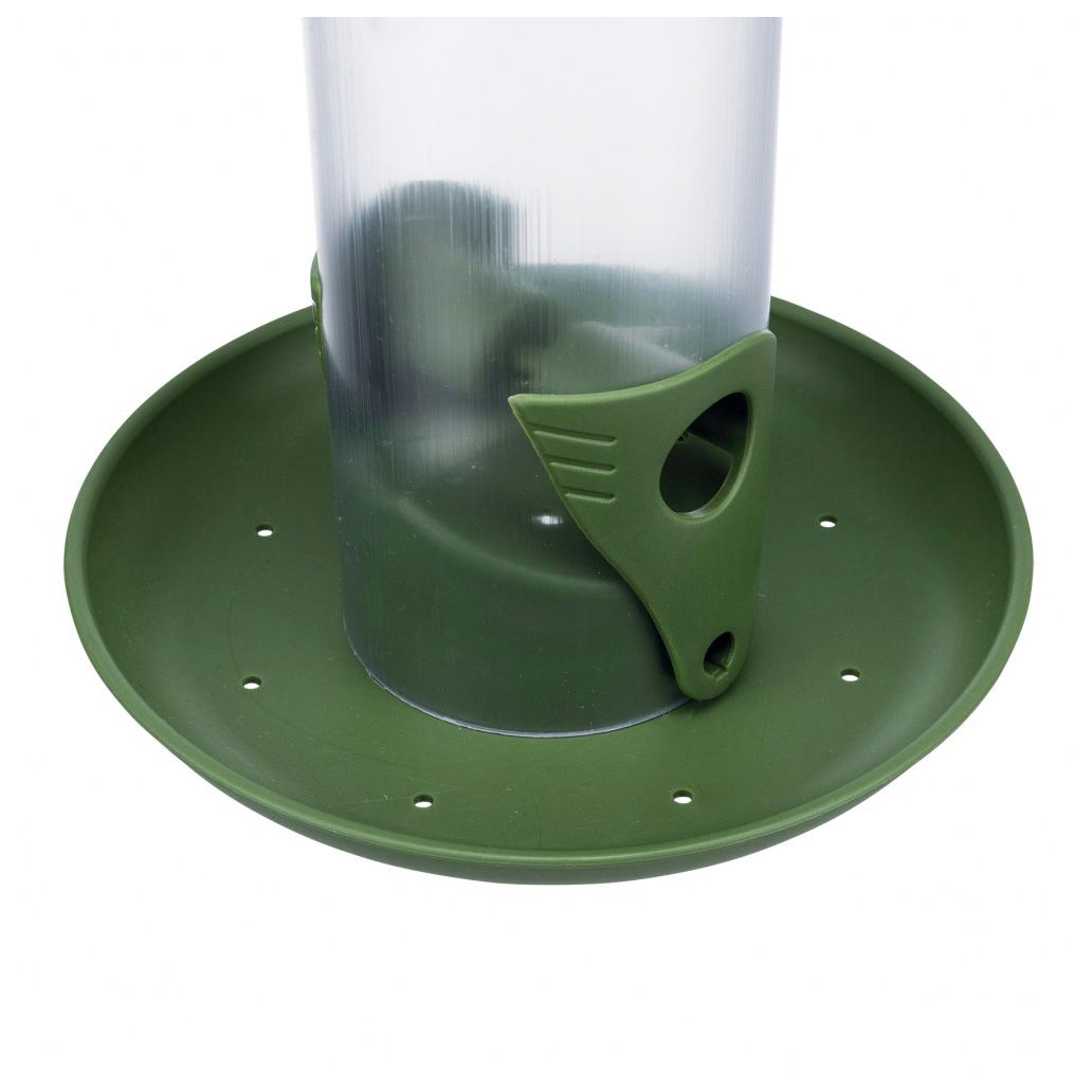 Comedouro fuso com aparador para aves