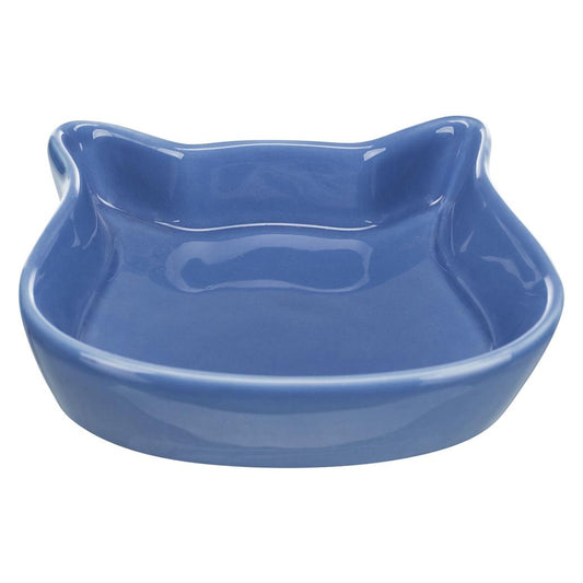 Comedouro em cerâmica "com cara de gato" para gatos