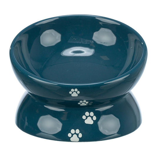 Comedouro elevado para gatos - Verde