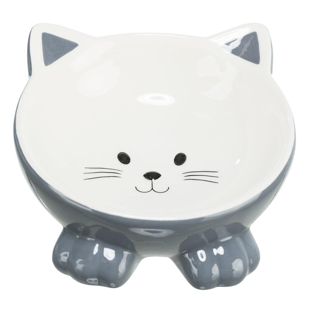 Comedouro em ceramica para gatos
