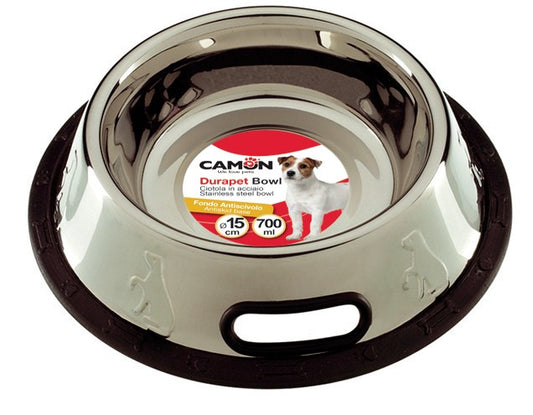 Comedouro em inox para cães e gatos - Camon
