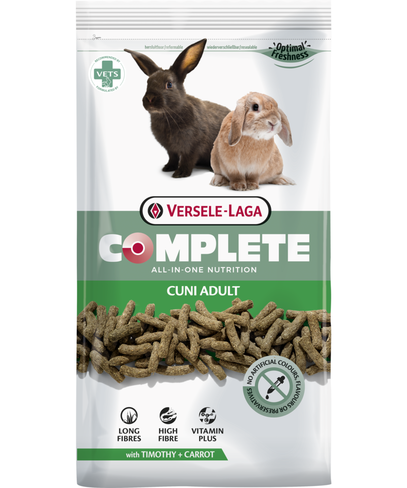 Versele-Laga Cuni Adulto Complete - Alimentação para coelhos adultos anões