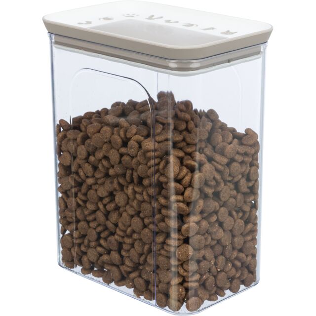 Trixie - Contentor de plástico retangular para snacks ou ração