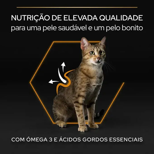 Pro Plan Derma Care Adult - Ração seca para gato adulto com pele sensível - Sabor a Salmão