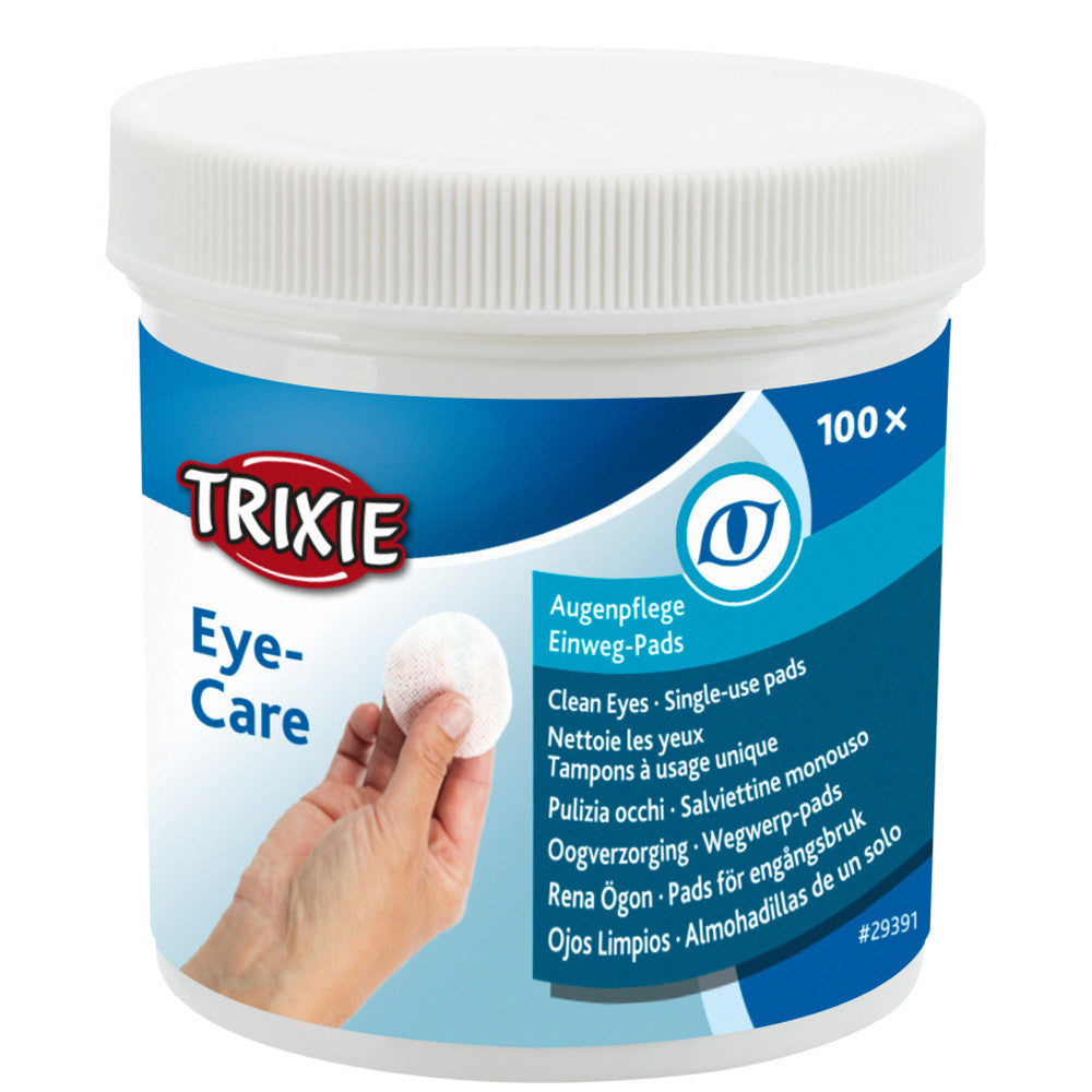 Discos para limpeza de olhos de cães e gatos - Trixie