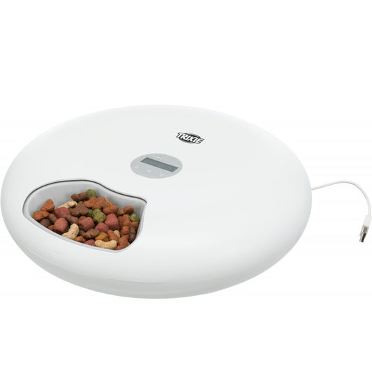 Dispensador automático Tx5+1 para cães e gatos