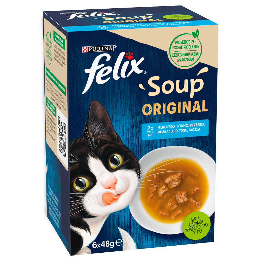 Felix Soup Original - Sopa para gatos - Seleção de peixes
