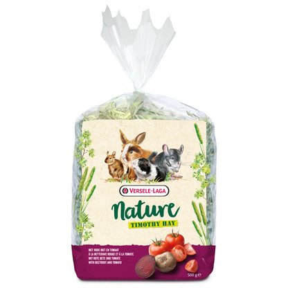Feno Nature Timothy com beterraba e tomate para roedores - Versele-Laga