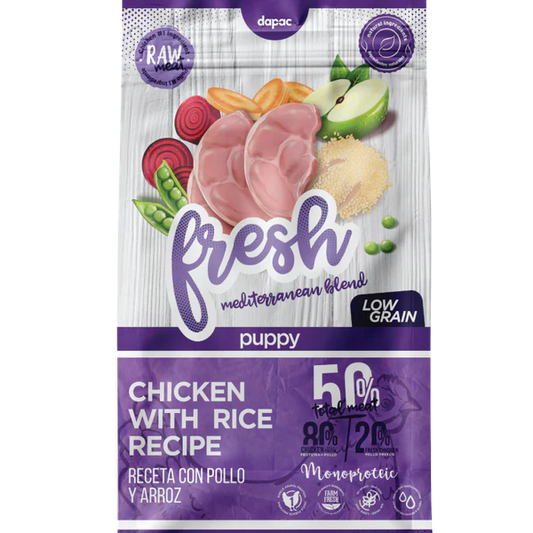 Fresh Mediterranean Blend Puppy - Ração seca para cachorros - Frango