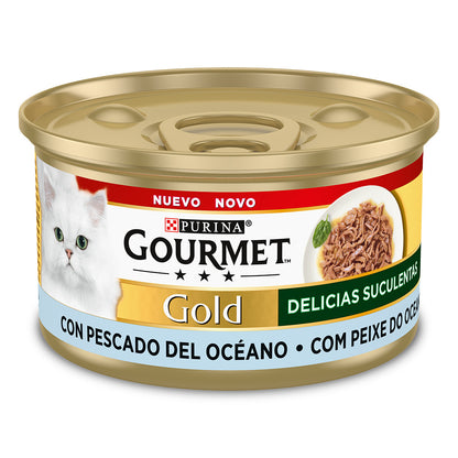 Gourmet Gold Delicias Suculentas - Alimento para gatos - Peixe do Oceano