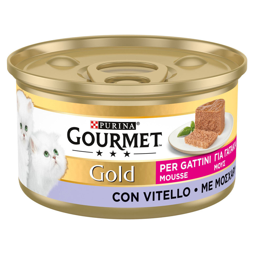Gourmet Gold Mousse - Alimento para gatinhos - Vitela