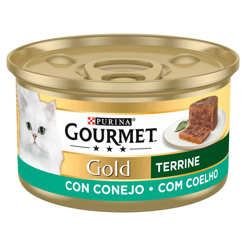 Gourmet Gold Terrine - Alimento para gatos - Coelho