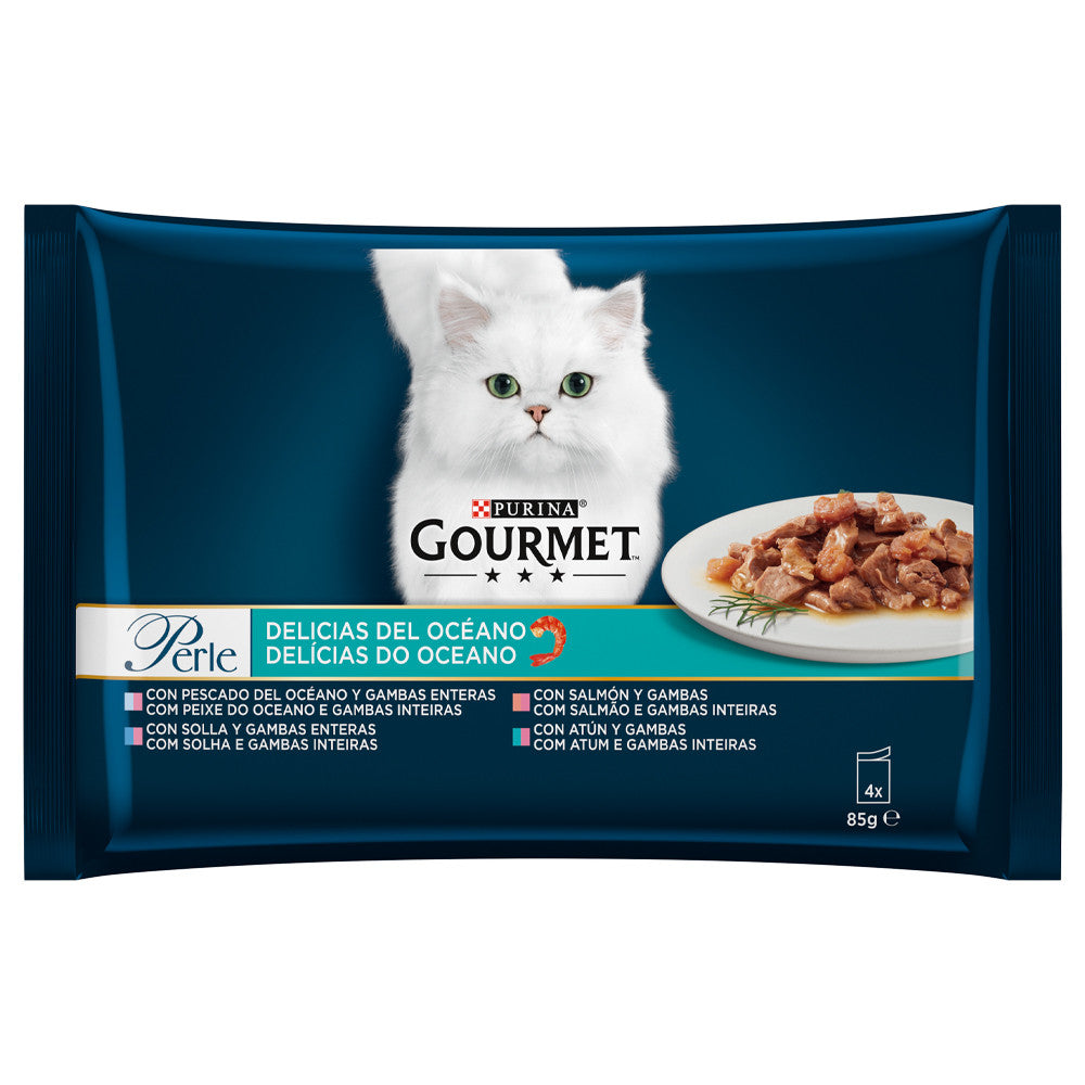 Gourmet Perle Delicias do Oceano - Alimento húmido para gatos