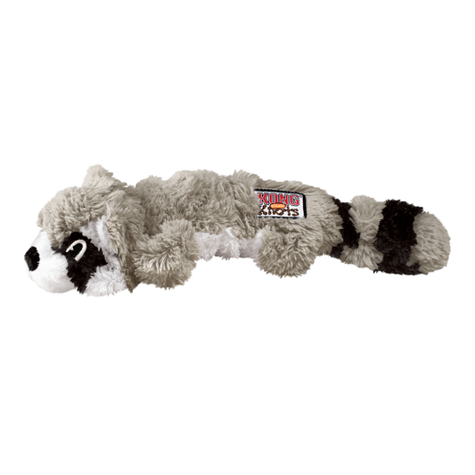 Kong Knots Scrunch Guaxinim - Peluche para cão