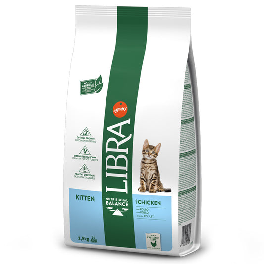 Libra Kitten - Ração seca para gatinhos - Sabor a Frango