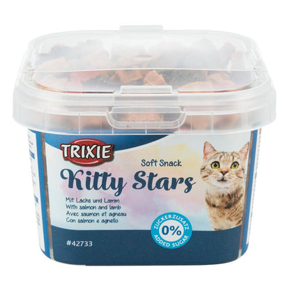 "Kitty Stars" - Soft Snacks para gatinhos - Sabor a Salmão e Cordeiro