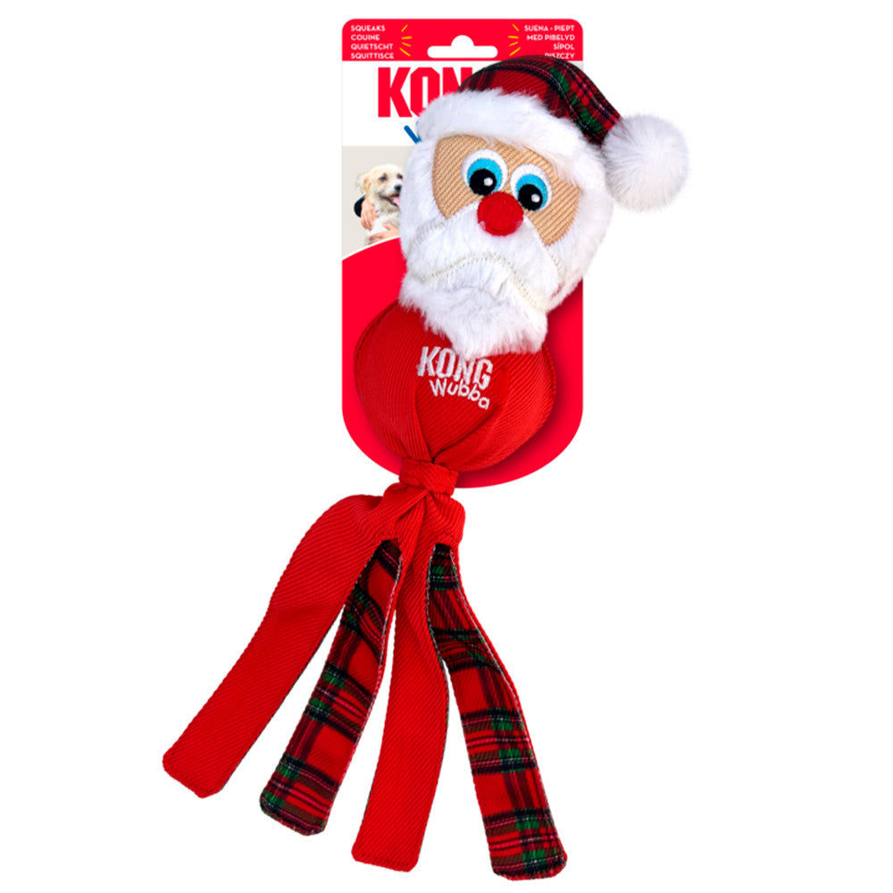 Kong Wubba Natal - Peluche para cão