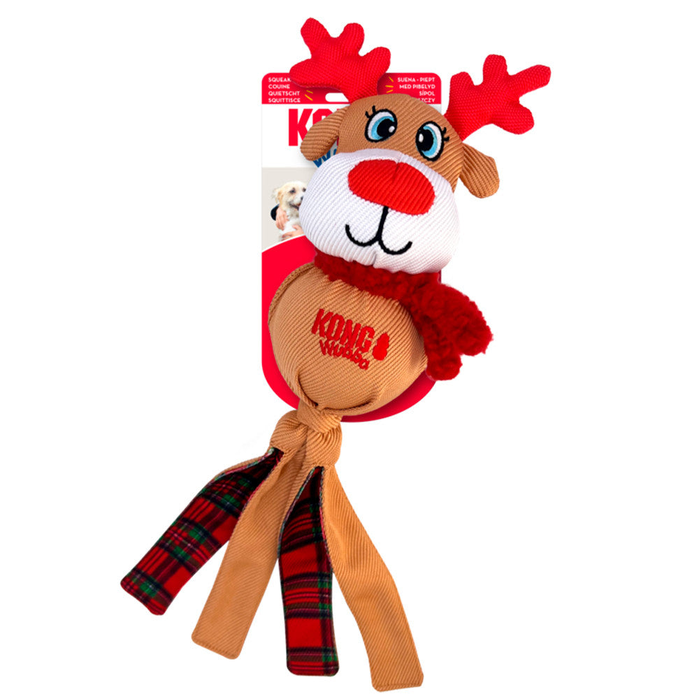 Kong Wubba Natal - Peluche para cão