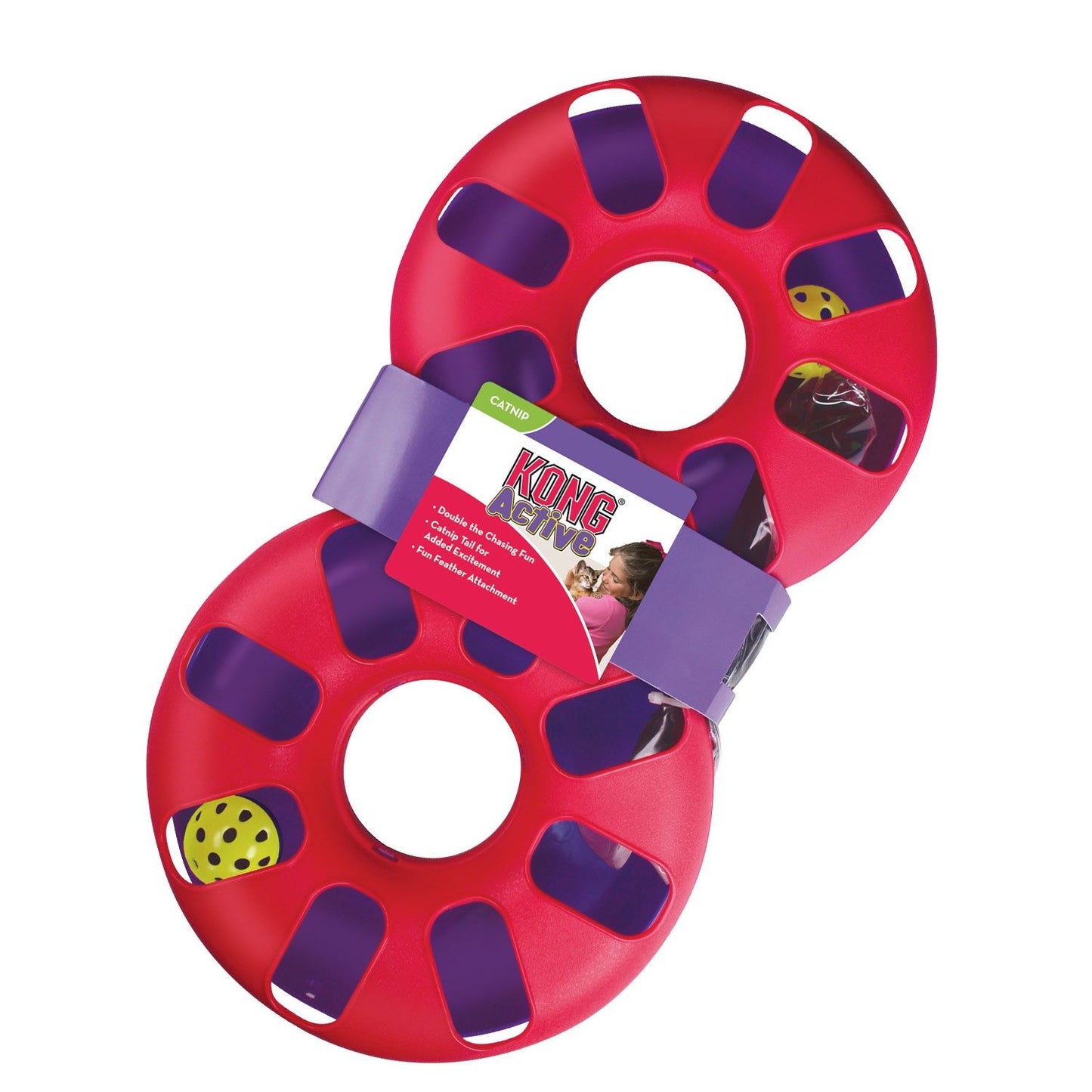 Kong Active Circuito Túnel com bolas para gatos