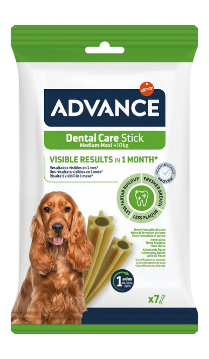 Advance Dental Care Stick Medium/Maxi - Tiras dentárias para a higiene oral dos cães médios e grandes
