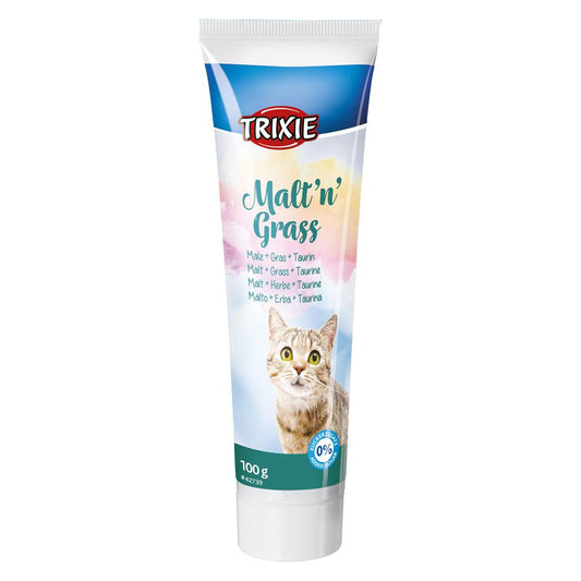 Malt'n'Grass - Pasta anti bolas de pelo com ervas e taurina para gatos