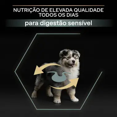 Pro Plan Sensitive Digestion Medium Puppy - Ração seca para cachorro de porte médio - Sabor a Borrego