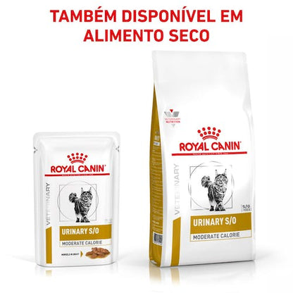 Royal Canin VET Urinary S/O Moderate Calorie - Alimento húmido para gatos com problemas urinários