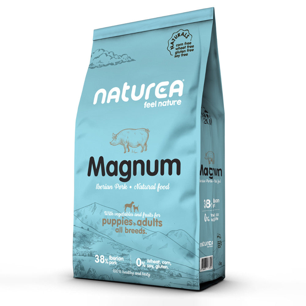 Naturea Naturals Magnum - Ração seca para cachorro e cão adulto - Porco Ibérico